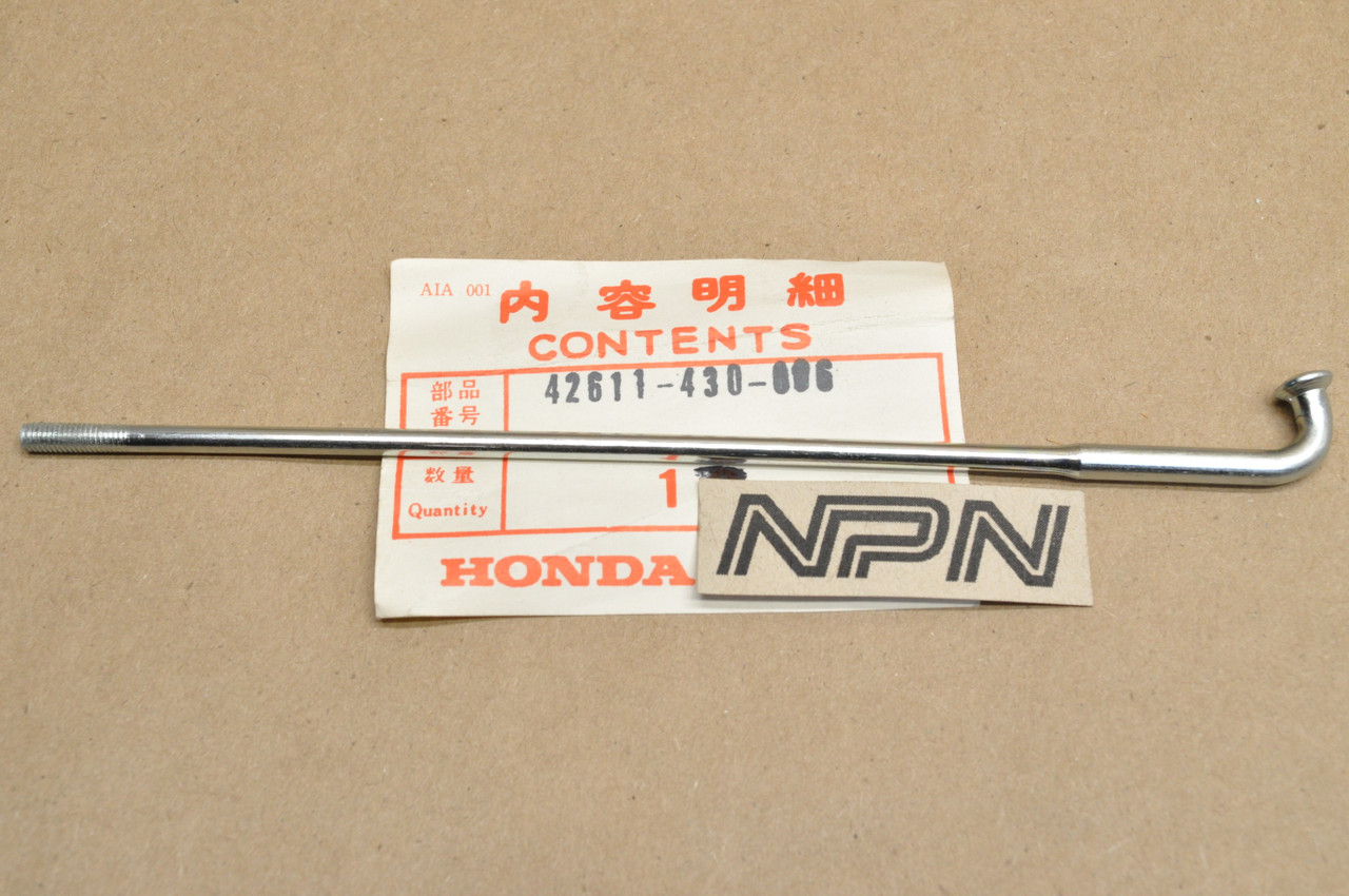 NOS Honda 1978 CR250 R Elsinore Rear Wheel Spoke A 42611-430-006