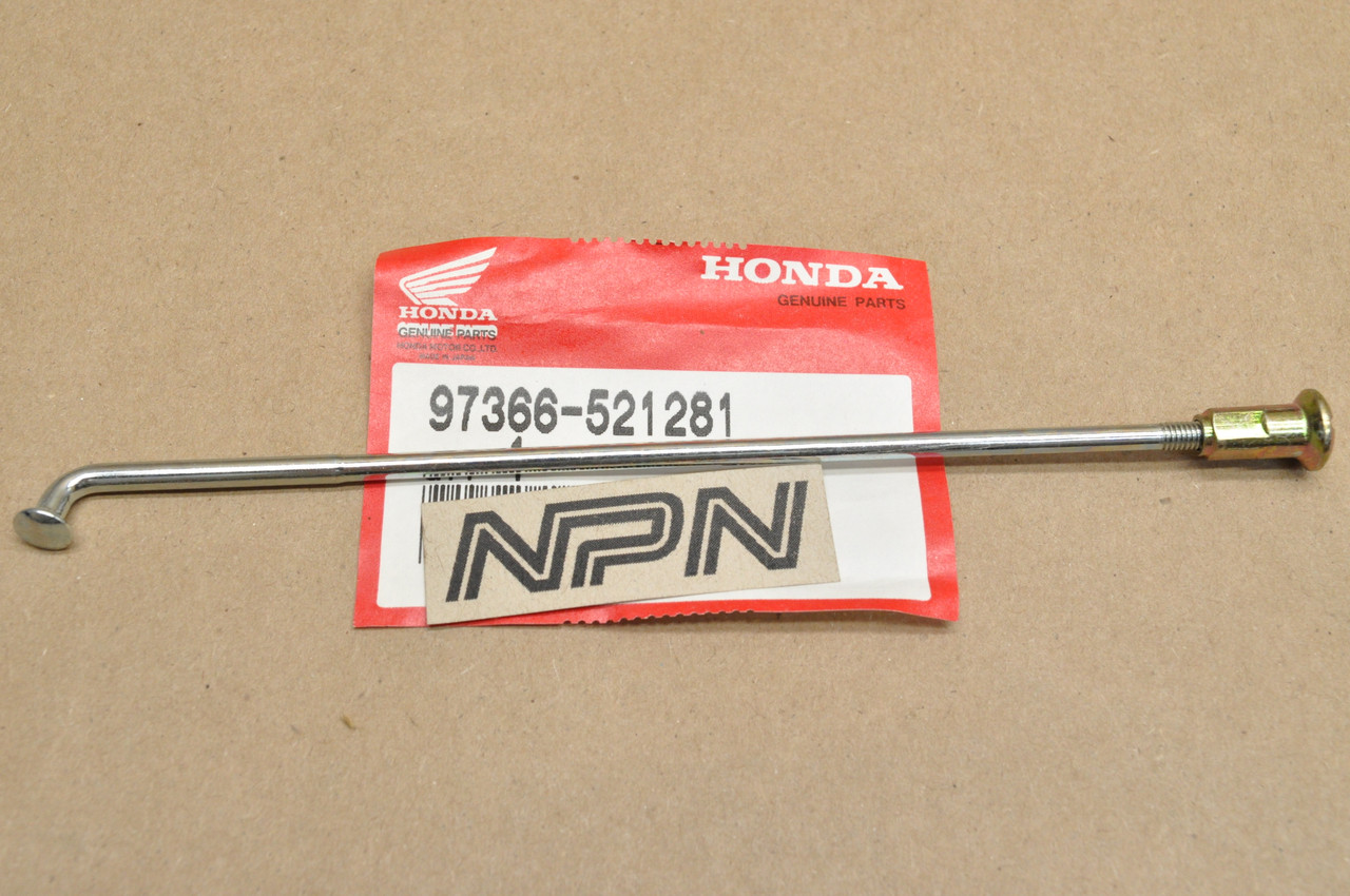 NOS Honda CB450 K0-K2 Front Wheel Spoke B & Nipple 97366-52128-1