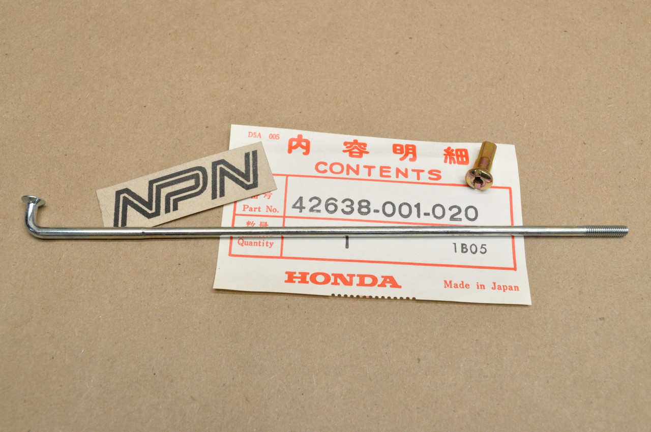 NOS Honda C70 C100 C110 C200 CL70 CT200 CT90 S65 Wheel Spoke B 42638-001-020