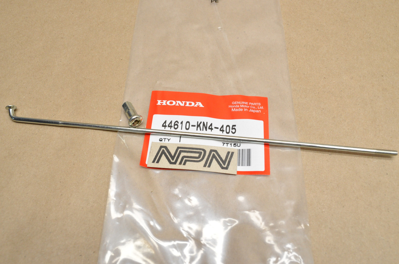 NOS Honda 1985-2003 XR100 R Front Wheel Spoke "B" & Nipple Set 44610-KN4-405
