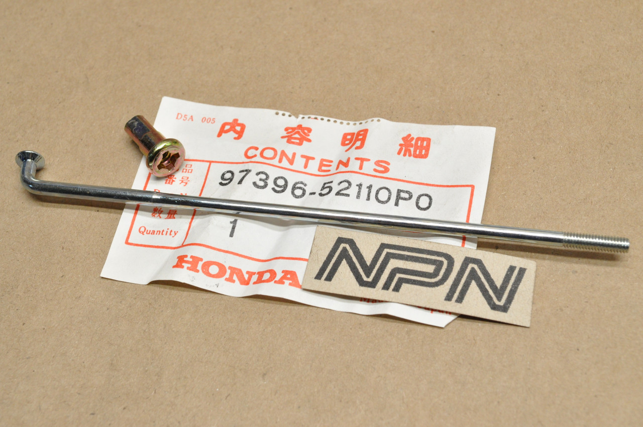 NOS Honda 1980-81 CM400 1982-83 CM450 Rear Wheel Spoke B & Nipple 97396-52110-P0