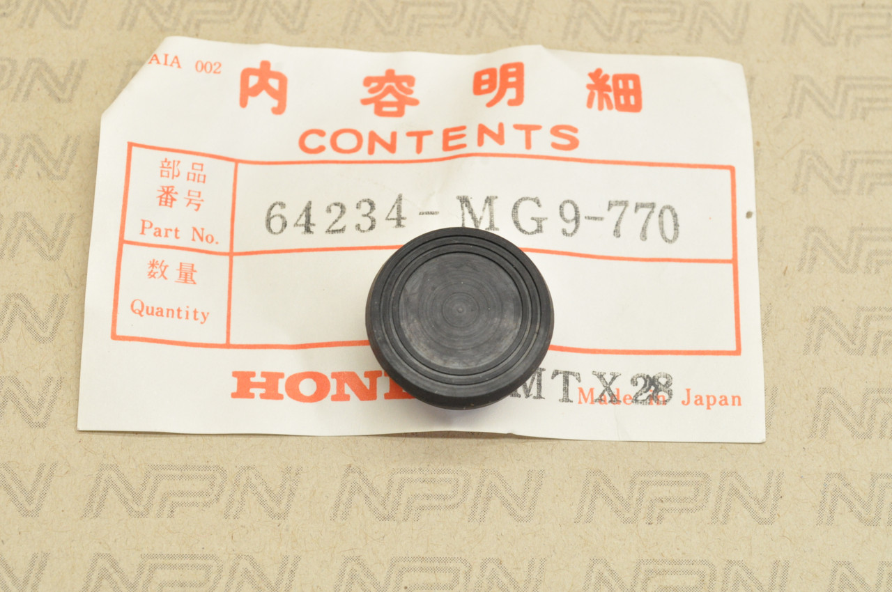 NOS Honda 1984-87 GL1200 I Gold Wing Air Valve Rubber Grommet 64234-MG9-770