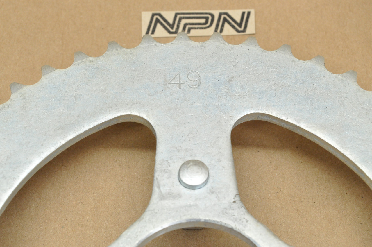 NOS Honda CL70 K2-K3 XR75 Rear Drive Chain Sprocket 49T 41201-118-820