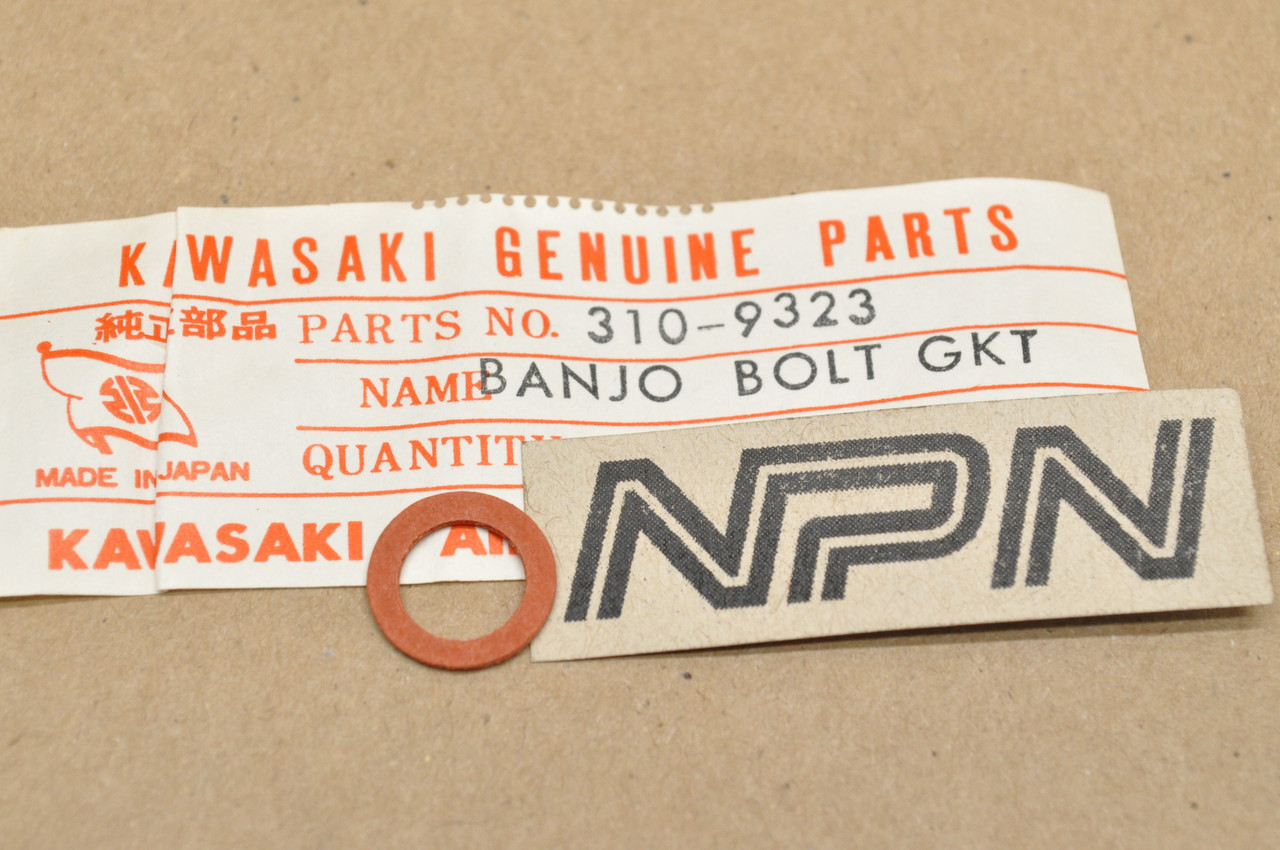 NOS Kawasaki Banjo Bolt Gasket 310-9323
