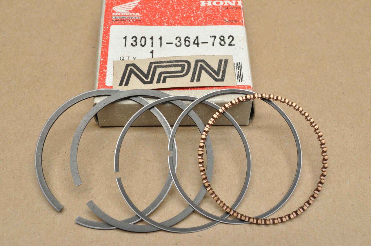 NOS Honda 1978 XL100 Standard Size Piston Rings for 1 Piston= 5 Rings 13011-364-782