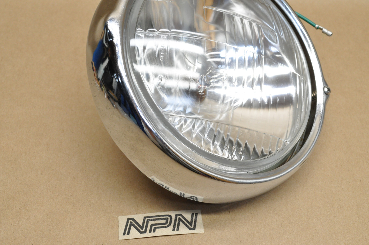 NOS Honda CT110 1979 CT90 Sealed Beam Head Light & Bezel Ring Rim 33100-102-871