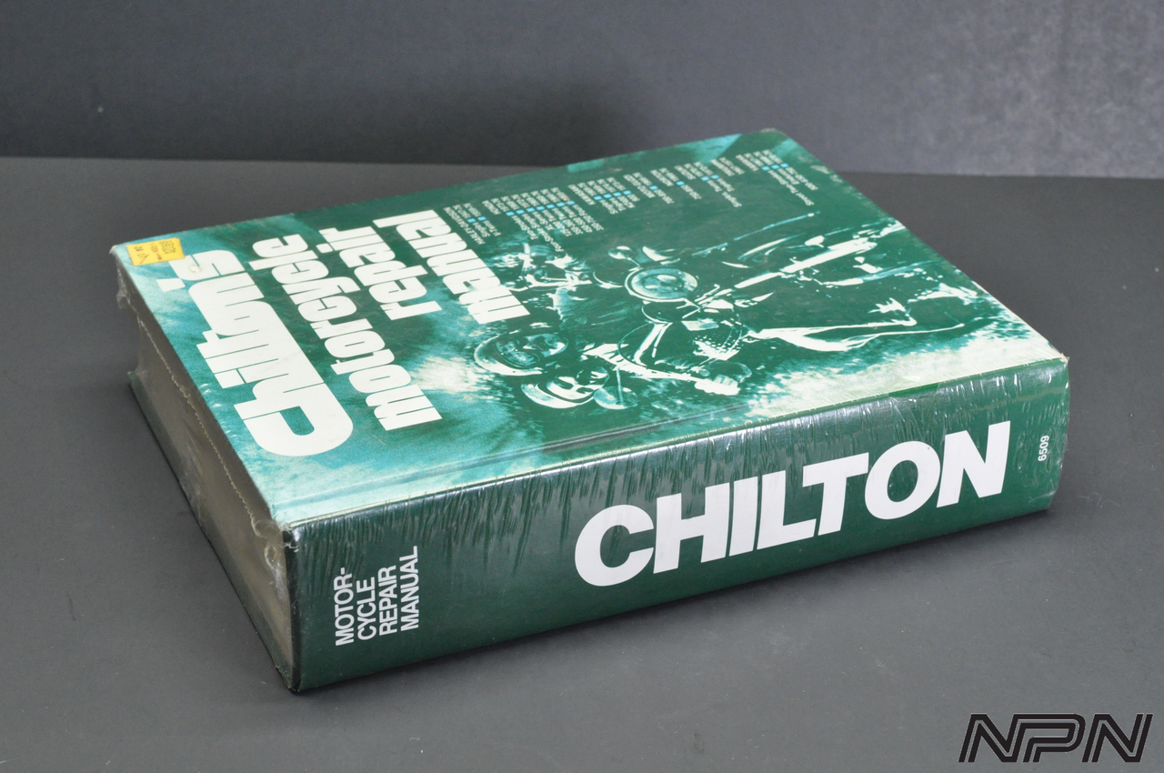 Vintage NOS 1976 Chilton's Motorcycle Repair Manual Sealed Book Kmart Price Sticker