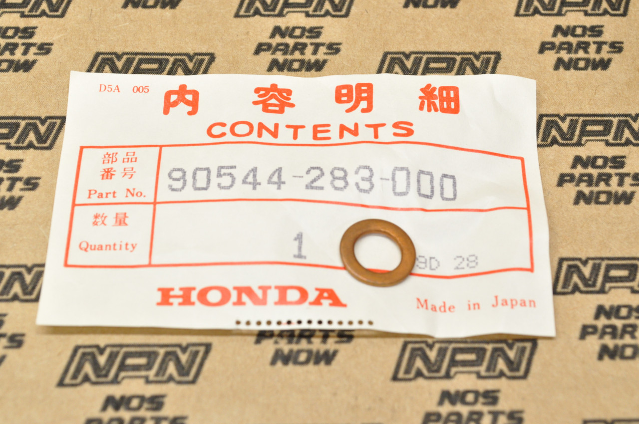 NOS Honda CB750 CBX CL450 CT70 MT250 SL350 XL350 XR70 Washer 90544-283-000