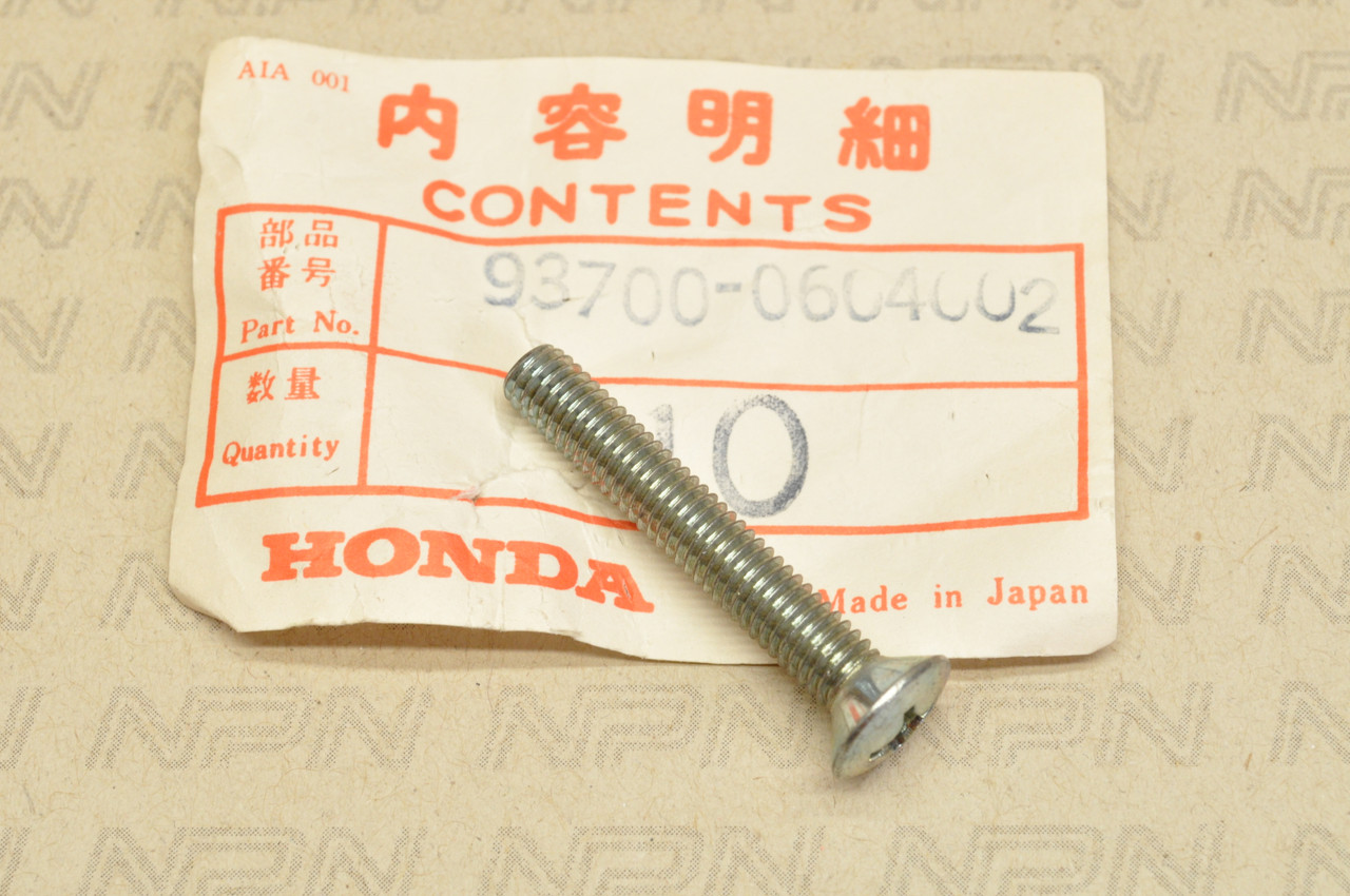NOS Honda CB350 K0 CL350 K0 Stator Magneto Cover Bolt Screw 93700-06040-02