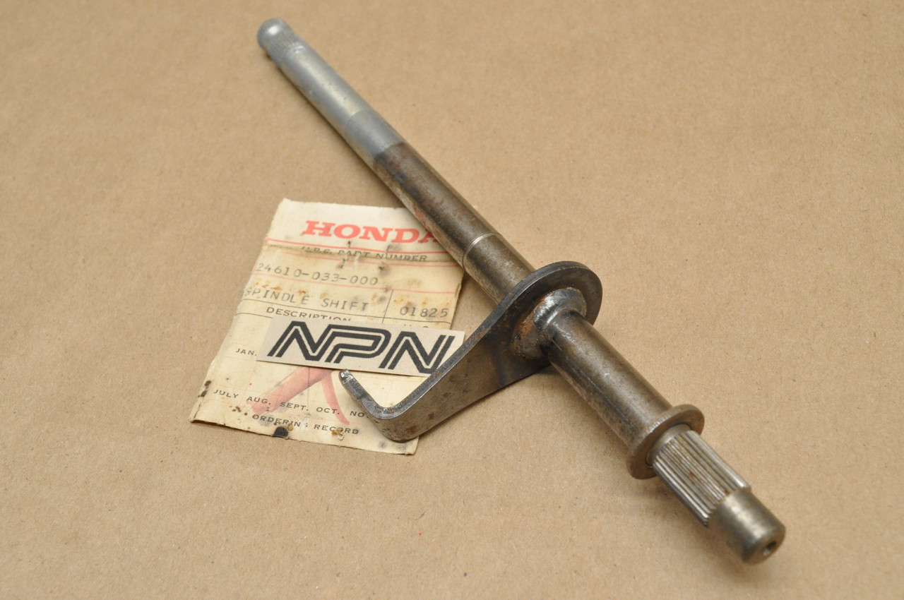 NOS Honda CT200 Gear Shift Shaft Spindle 24610-033-000 - NOS Parts NOW