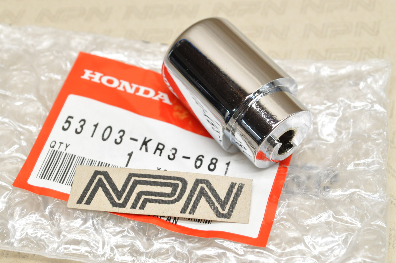 NOS Honda CMX250 Rebel Chrome Handle Bar End Weight A 53103-KR3