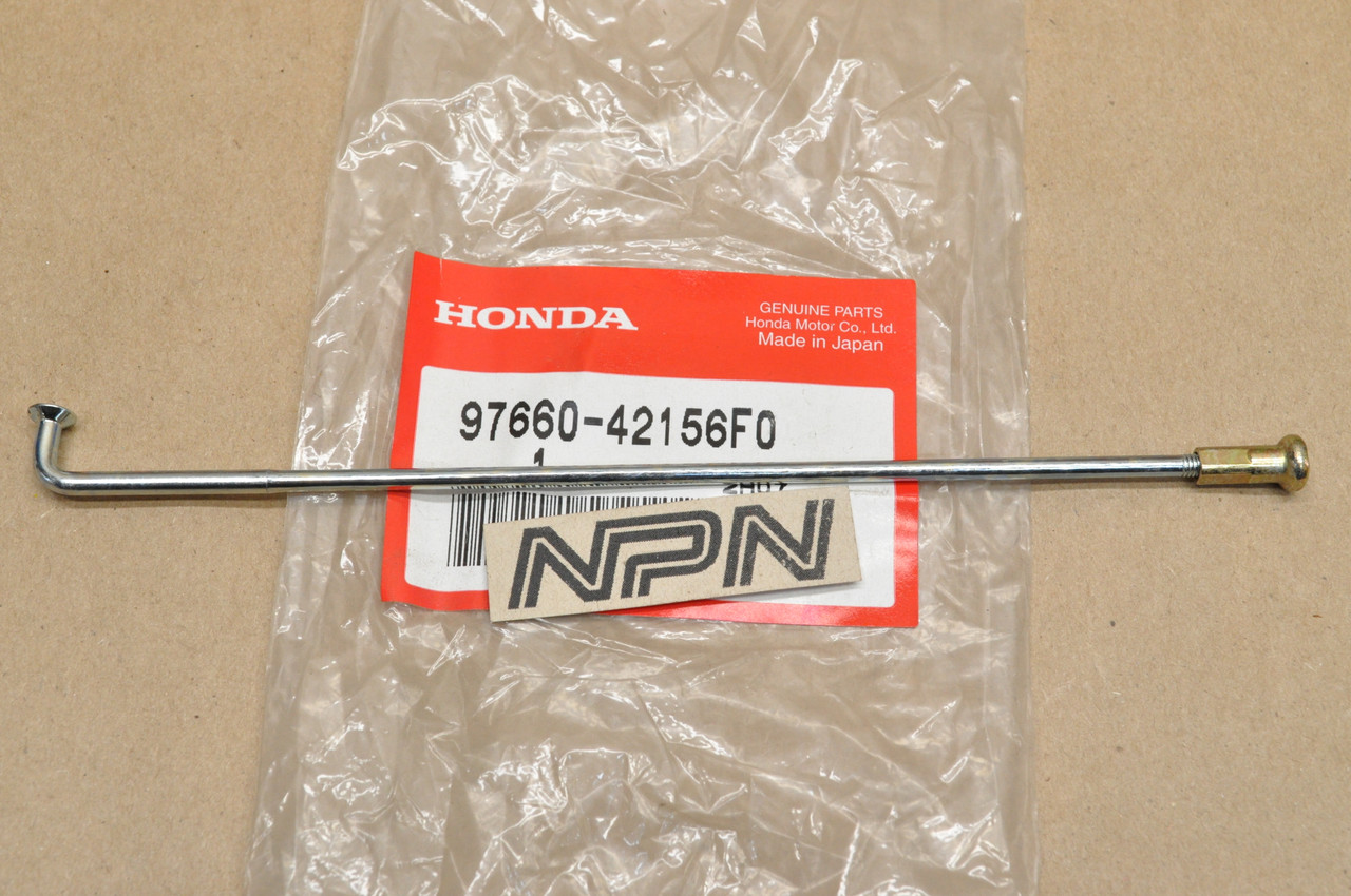 NOS Honda 1980-86 CT110 Trail 110 Rear Wheel Spoke "B" & Nipple 97660-42156-F0