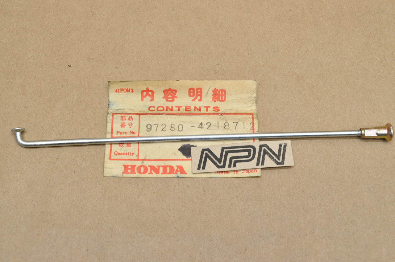 NOS Honda CL90 S110 S90 Rear Wheel Spoke A & Nipple 97280-42187-12