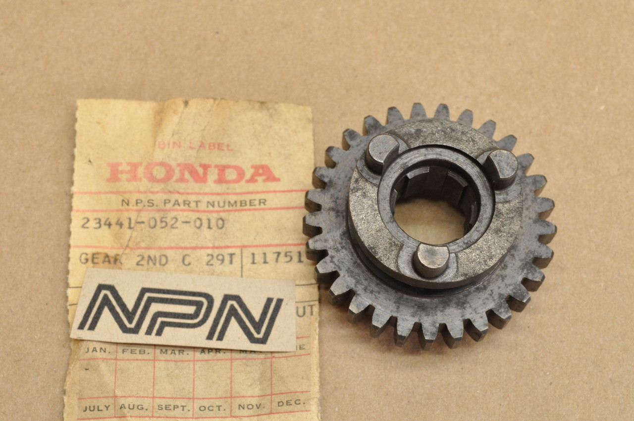 NOS Honda CL90 CT90 Transmission Countershaft 2nd Second Gear 29T 23441-052-010