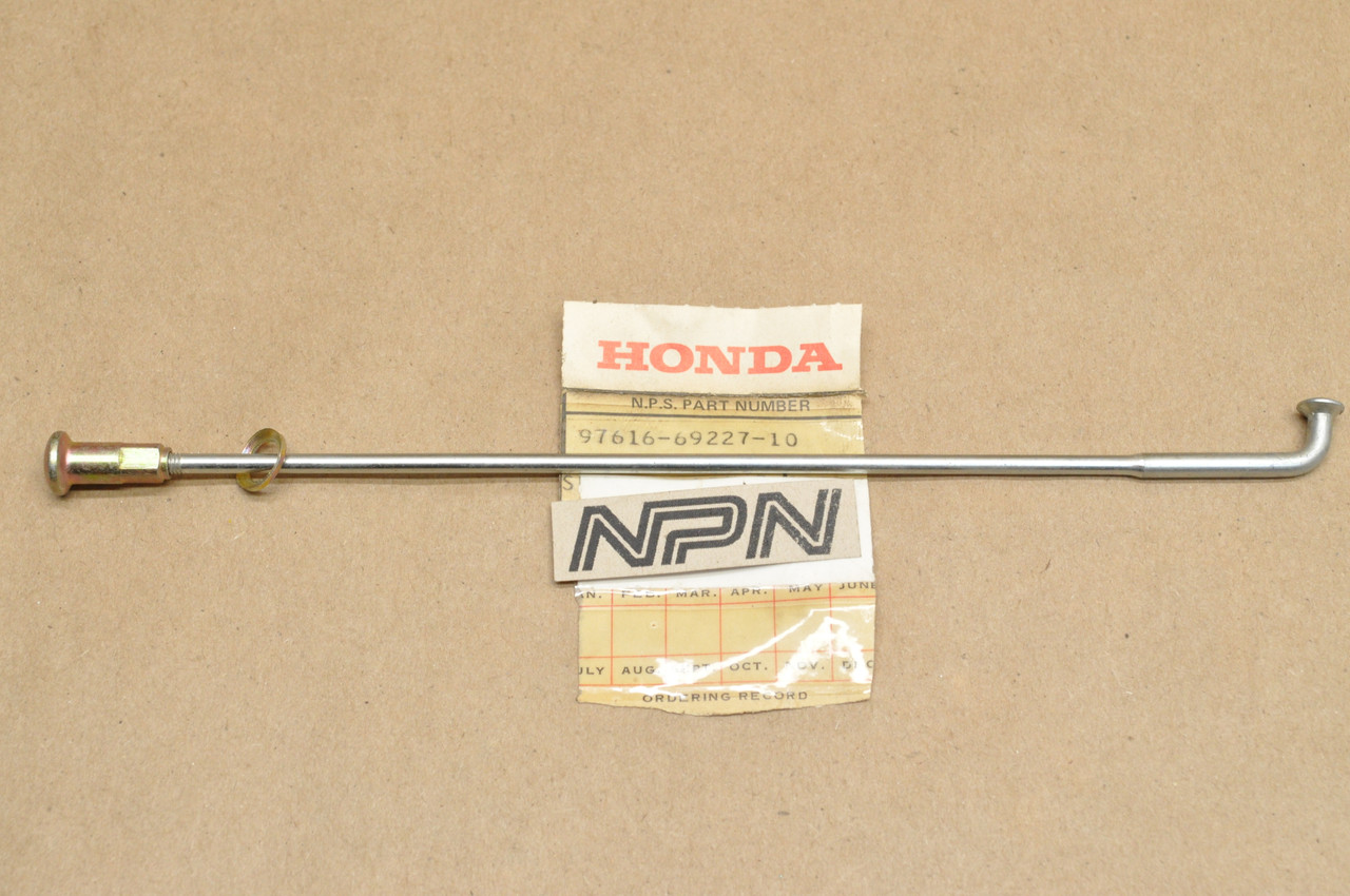 NOS Honda XL250 Front Wheel Spoke BS w/ Nipple & Washer 97616-69227-10