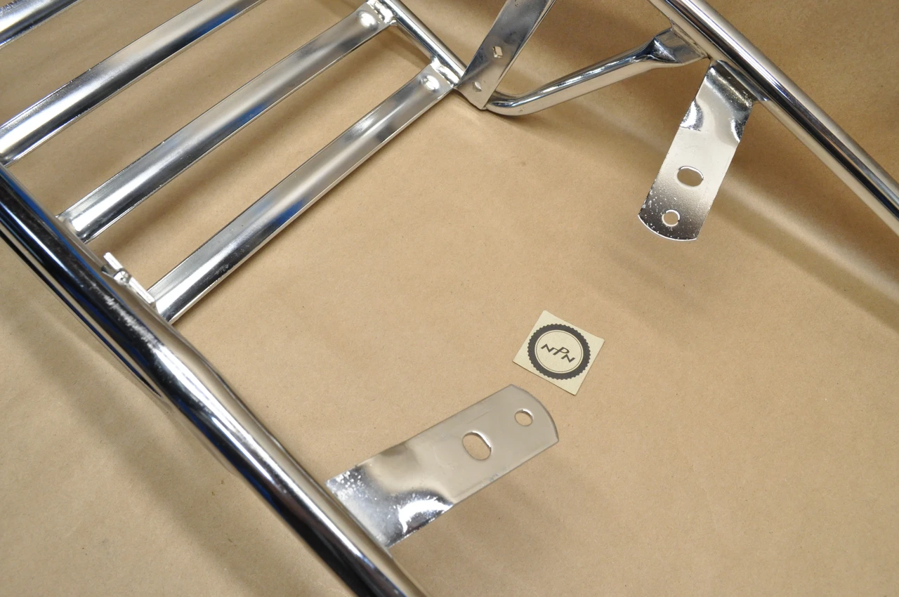 NOS Yamaha 1978 RD400 A&H Chrome Luggage Rack Cargo Carrier