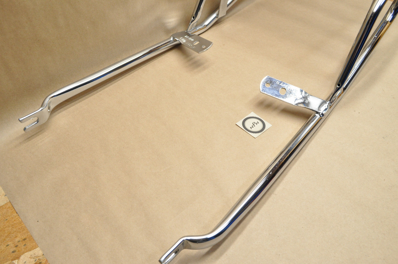 NOS Yamaha 1978 RD400 A&H Chrome Luggage Rack Cargo Carrier