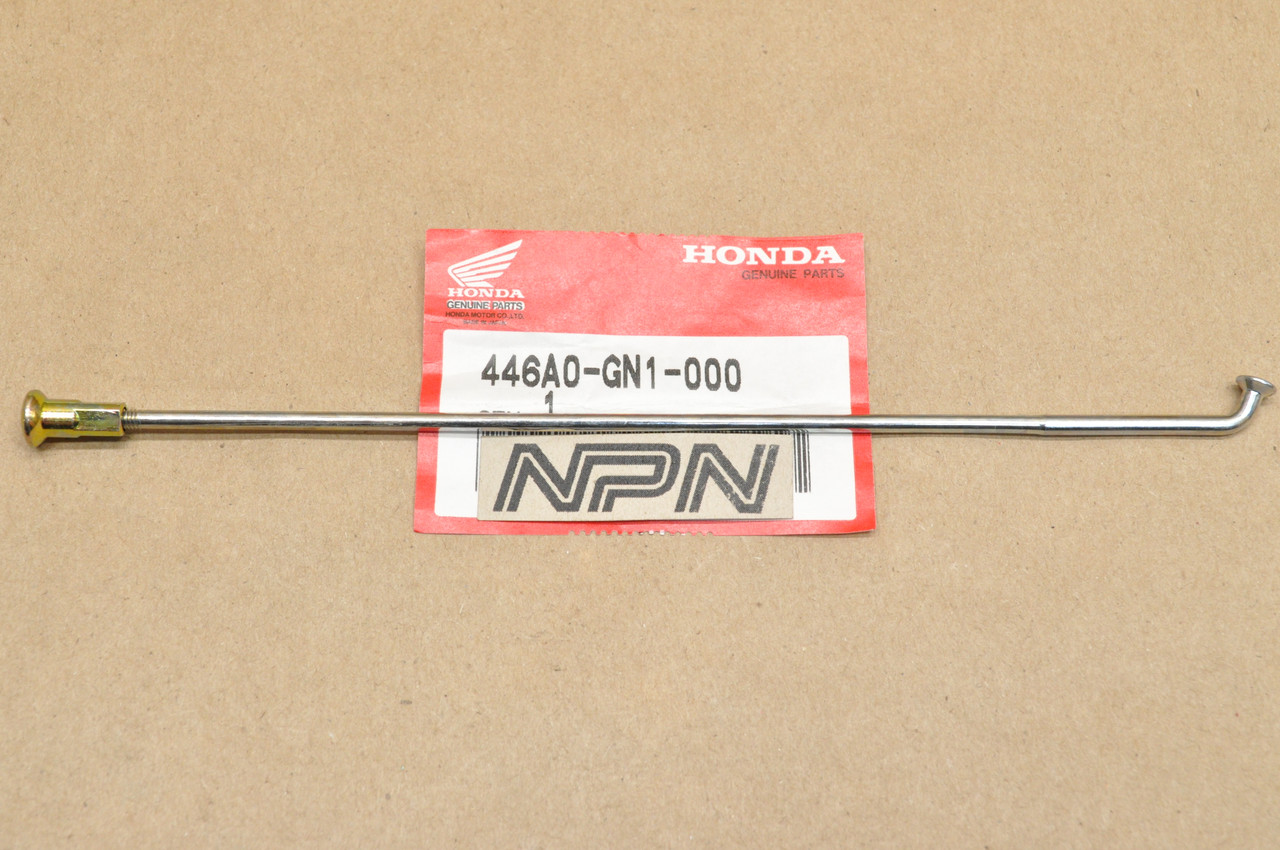 NOS Honda 1985-93 XR80 R Front Wheel Spoke B & Nipple 446A0-GN1-000