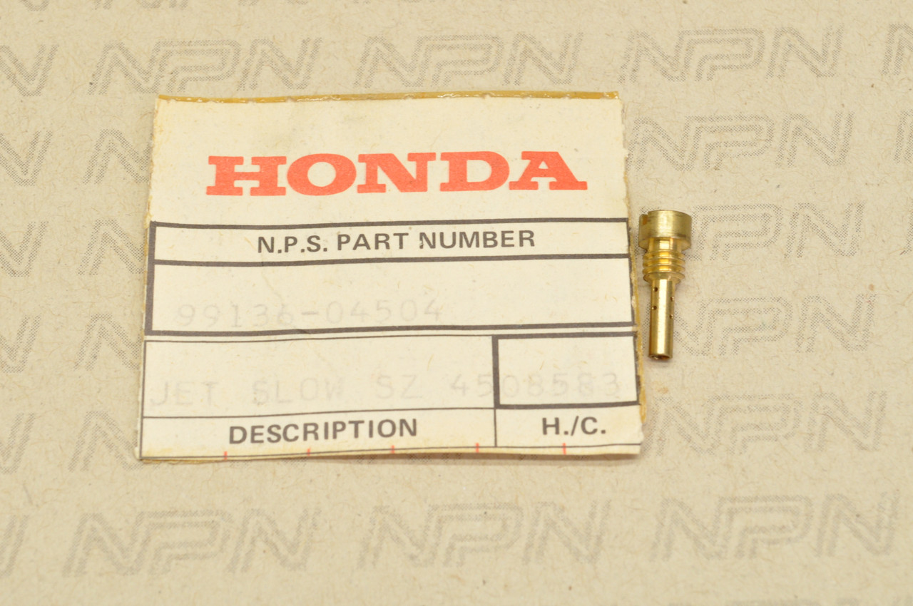 NOS Honda CL77 Carburetor Slow Jet #45 99136-04504