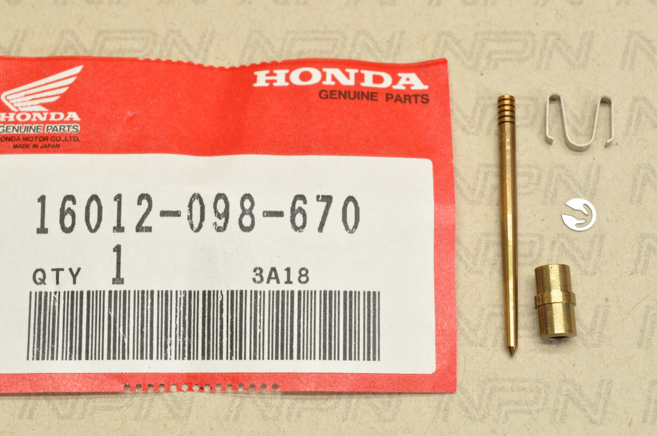 NOS Honda CT70 H K0 Carburetor Jet Needle Set 16012-098-670