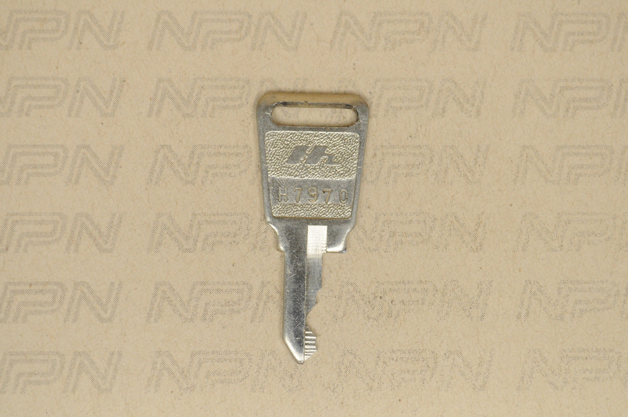  NOS Honda OEM Ignition Switch & Lock Key Single Groove H7970