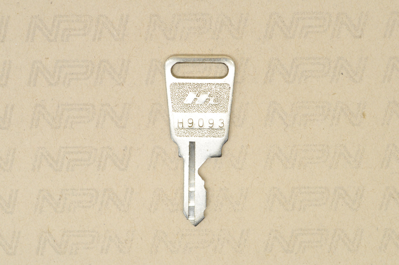  NOS Honda OEM Ignition Switch & Lock Key Single Groove H9093