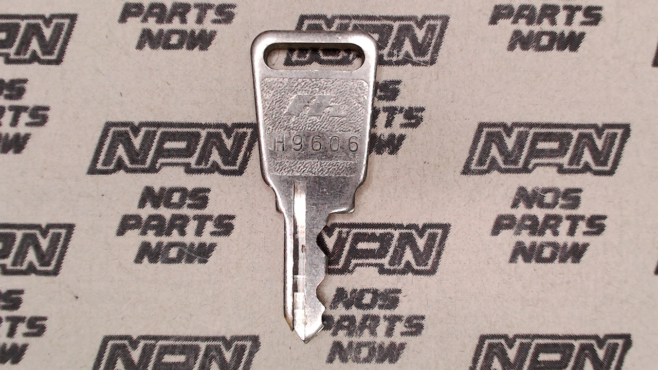  NOS Honda OEM Ignition Switch & Lock Key Single Groove H9606