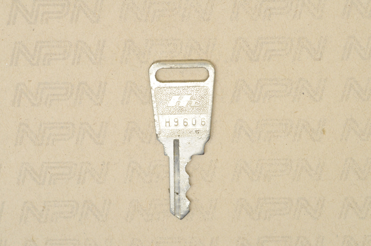  NOS Honda OEM Ignition Switch & Lock Key Single Groove H9606