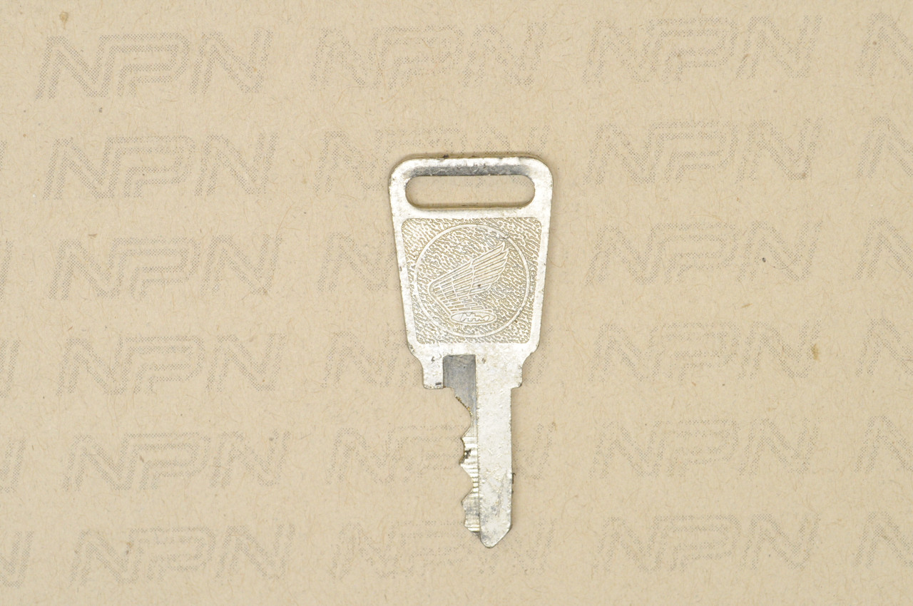  NOS Honda OEM Ignition Switch & Lock Key Single Groove H9606