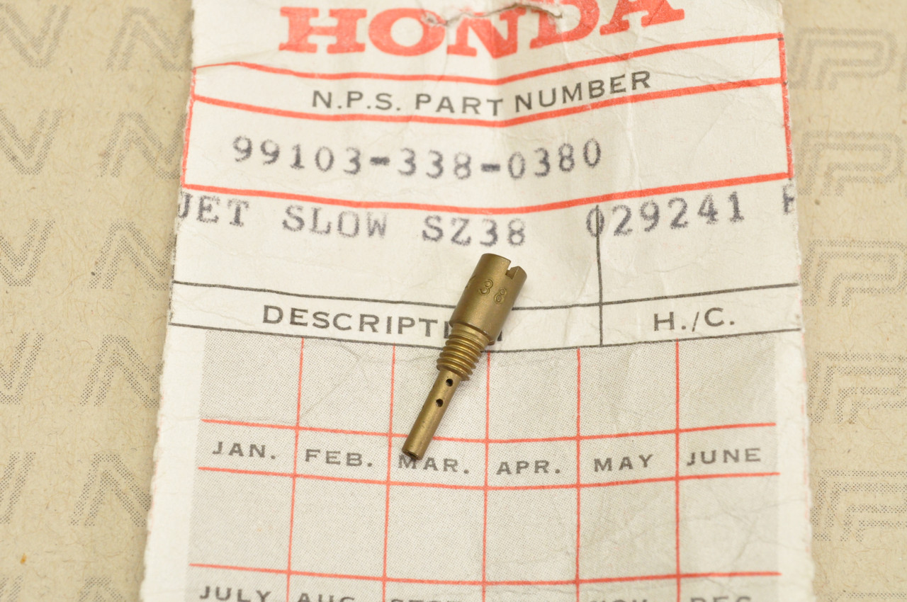 K&L Keihin OE Type Slow Jet #38 – 99124-286 For Honda CB/CL Twins – Carburetor Pilot Jet - View #4