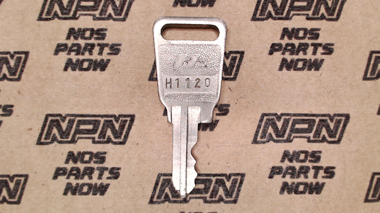 NOS Honda OEM Ignition Switch & Lock Key Double Groove H1120