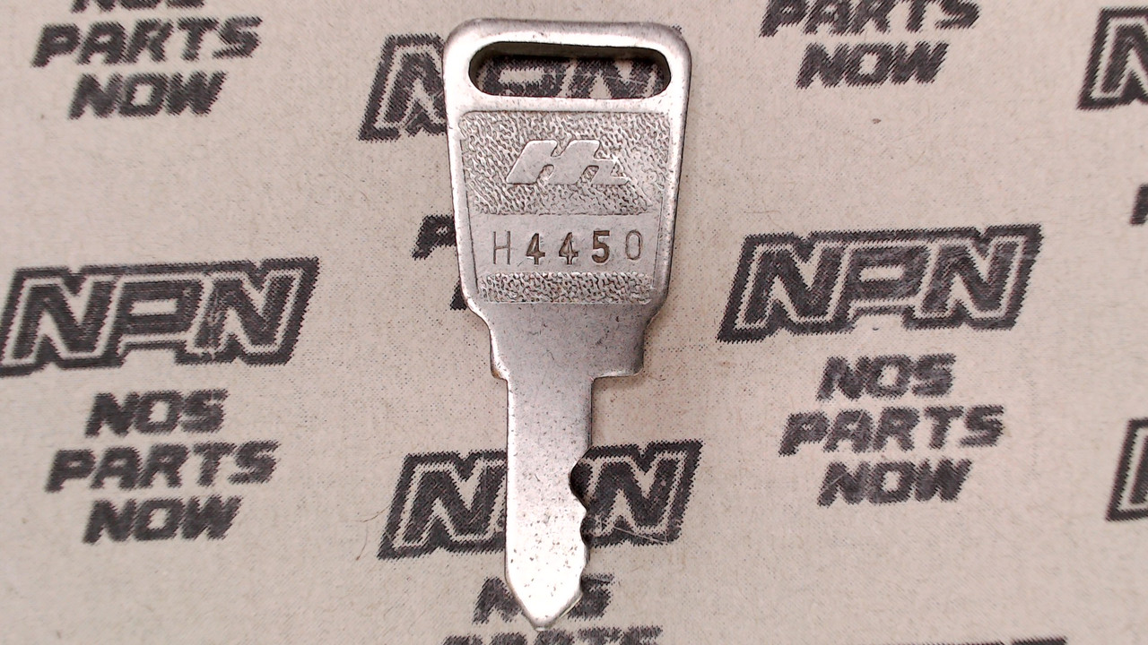 OEM NOS Honda Ignition Switch & Lock Key Double Groove Back H4450