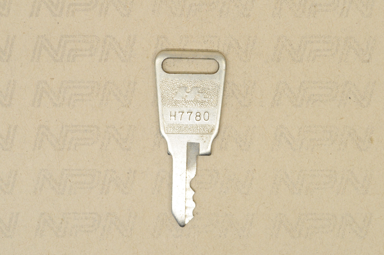 NOS Honda OEM Ignition Switch & Lock Key Single Groove H7780