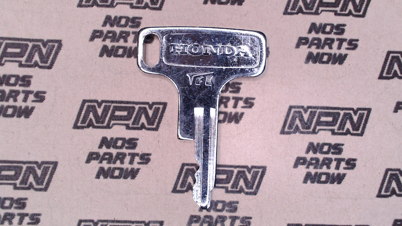 NOS Honda OEM Ignition Switch & Lock Key Ward Cut Single Groove T3364
