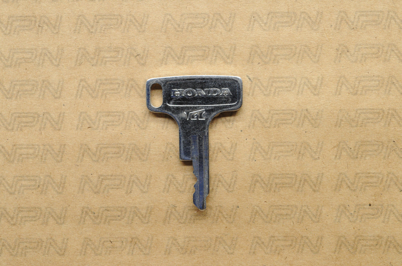NOS Honda OEM Ignition Switch & Lock Key Ward Cut Single Groove T3364