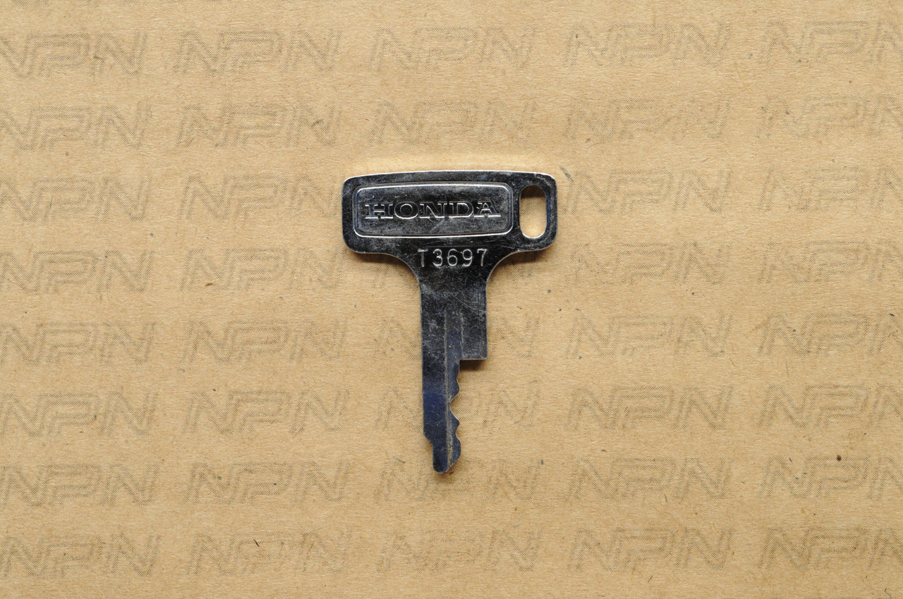 NOS Honda OEM Ignition Double Groove Switch & Lock Key T3697