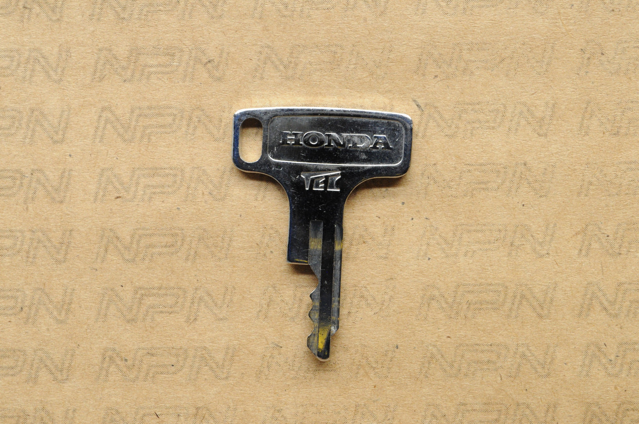 NOS Honda OEM Double Groove Ward Cut  Ignition Switch & Lock Key T4978