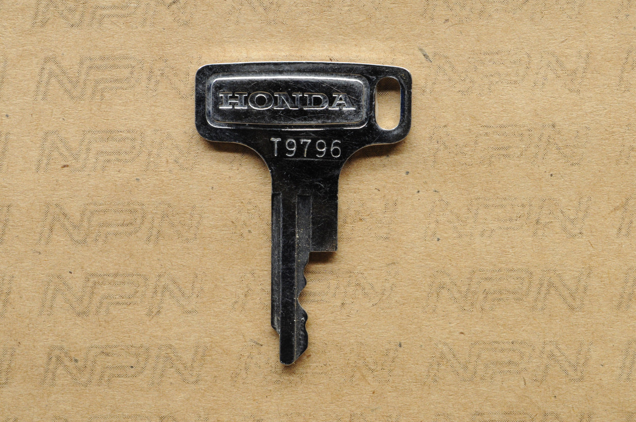 NOS Honda OEM Ignition Switch & Lock Key Ward Cut Double Groove T9796