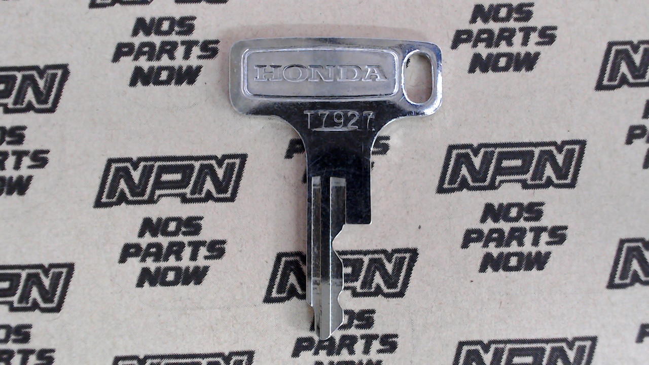 NOS Honda OEM Ignition Switch & Lock Key Ward Cut Double Groove T7927