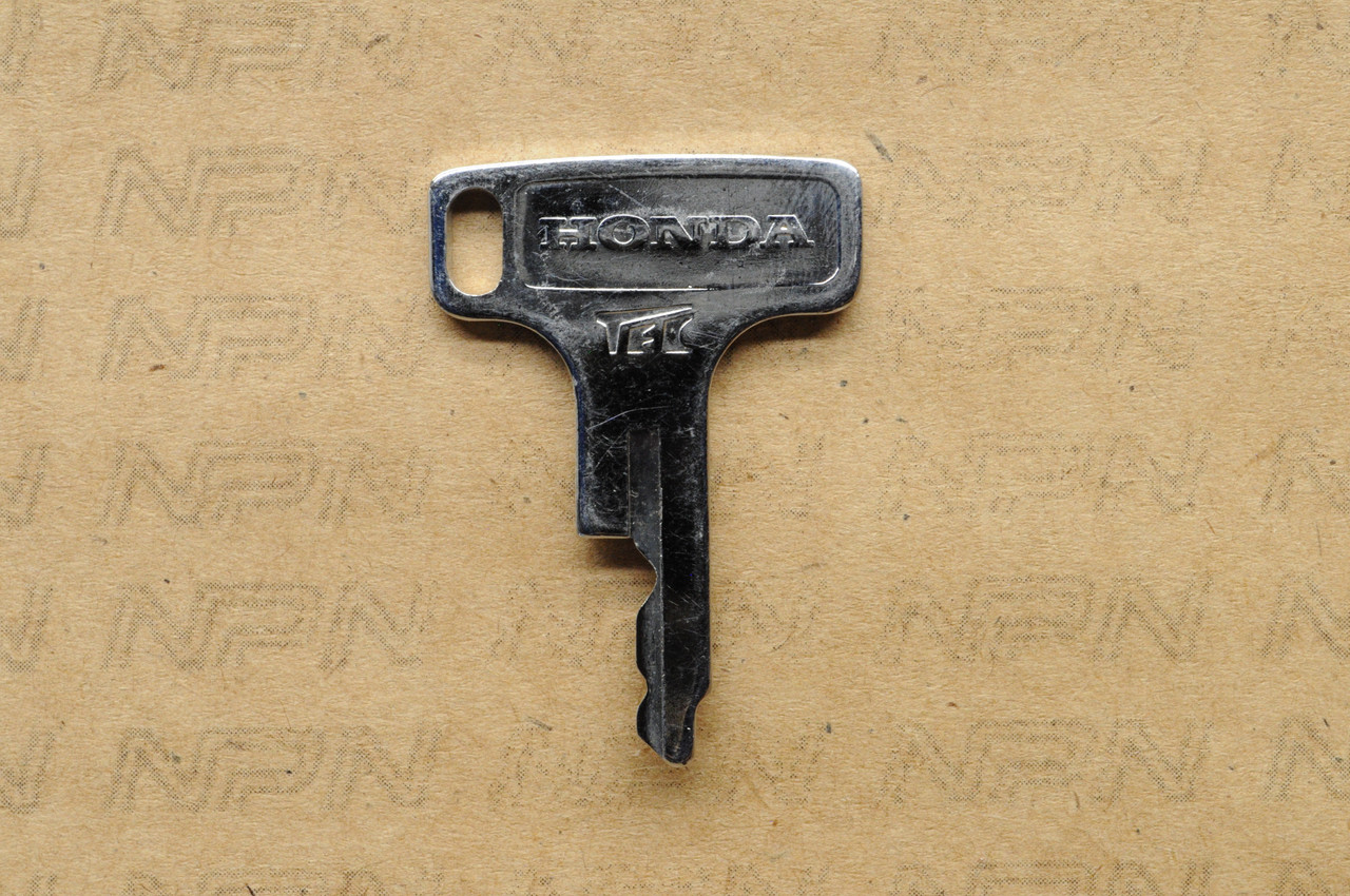 NOS Honda OEM Ignition Switch & Lock Key Ward Cut Double Groove T7927