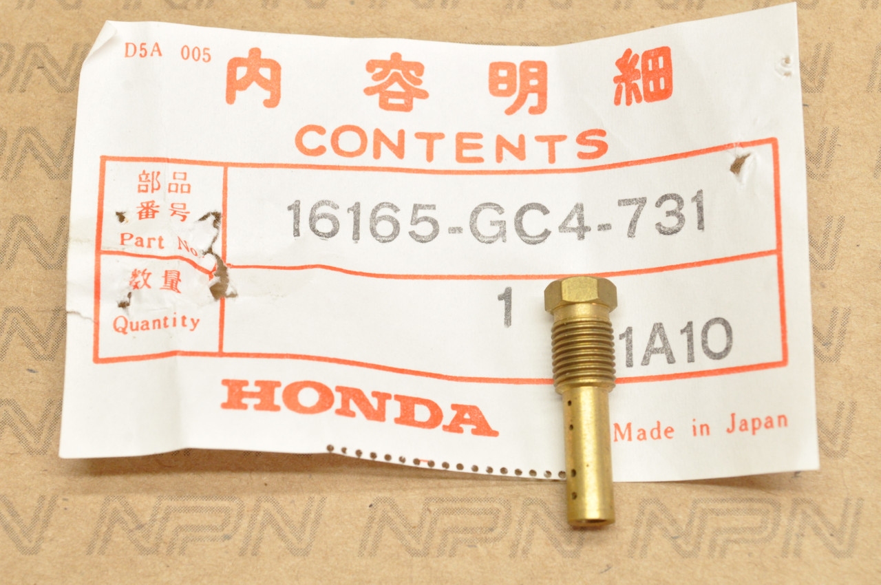 NOS Honda 1984 CR60 R 1984-85 CR80 R Carburetor Needle Jet Holder 16165-GC4-731