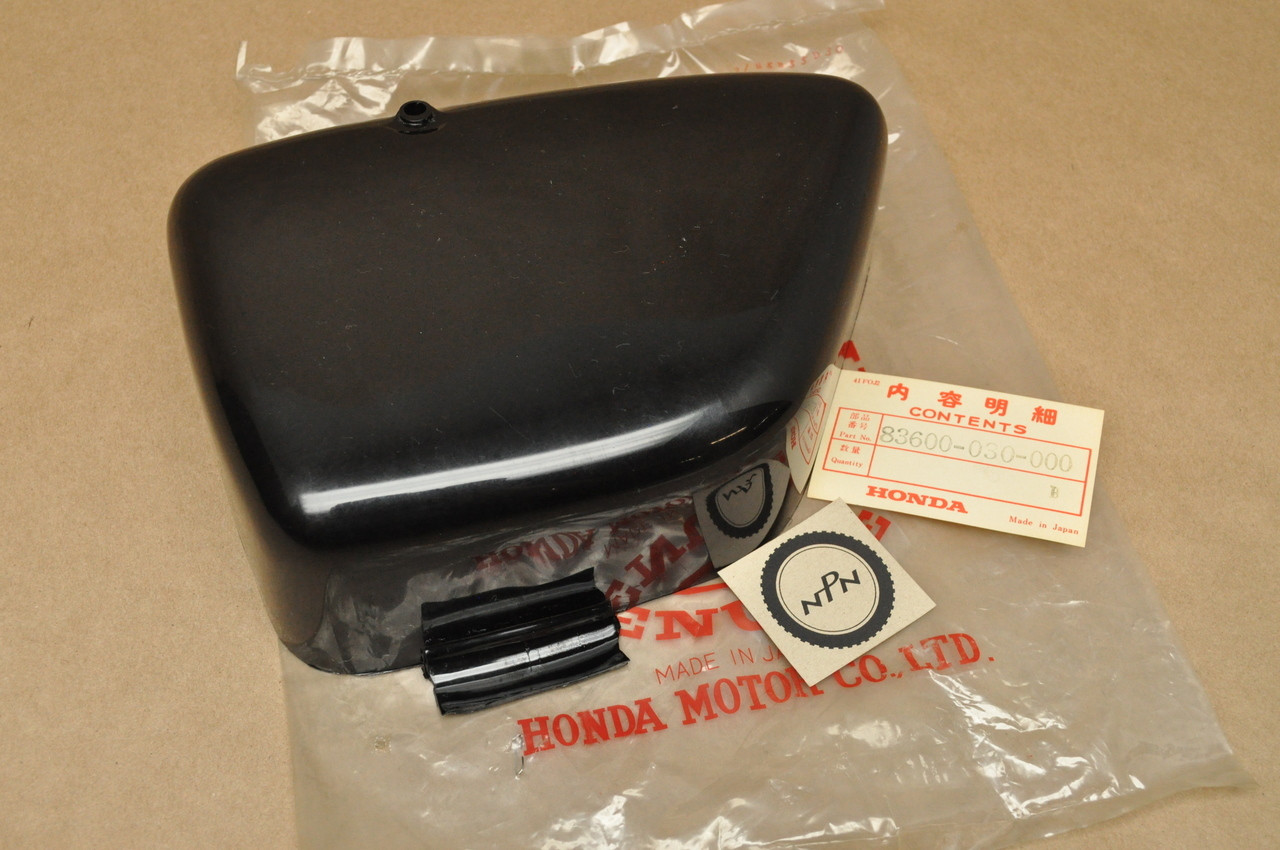 Black Side Cover Set (Pair) For Honda Touring C200, CA200, C201 Motorcycles