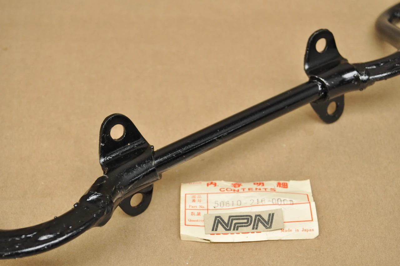 NOS Honda CB160 Black Foot Peg Rest Step Bar 50610-216-000 B
