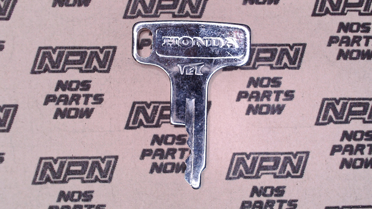 NOS Honda OEM Ignition Switch & Lock Key Ward Cut Double Groove T7796