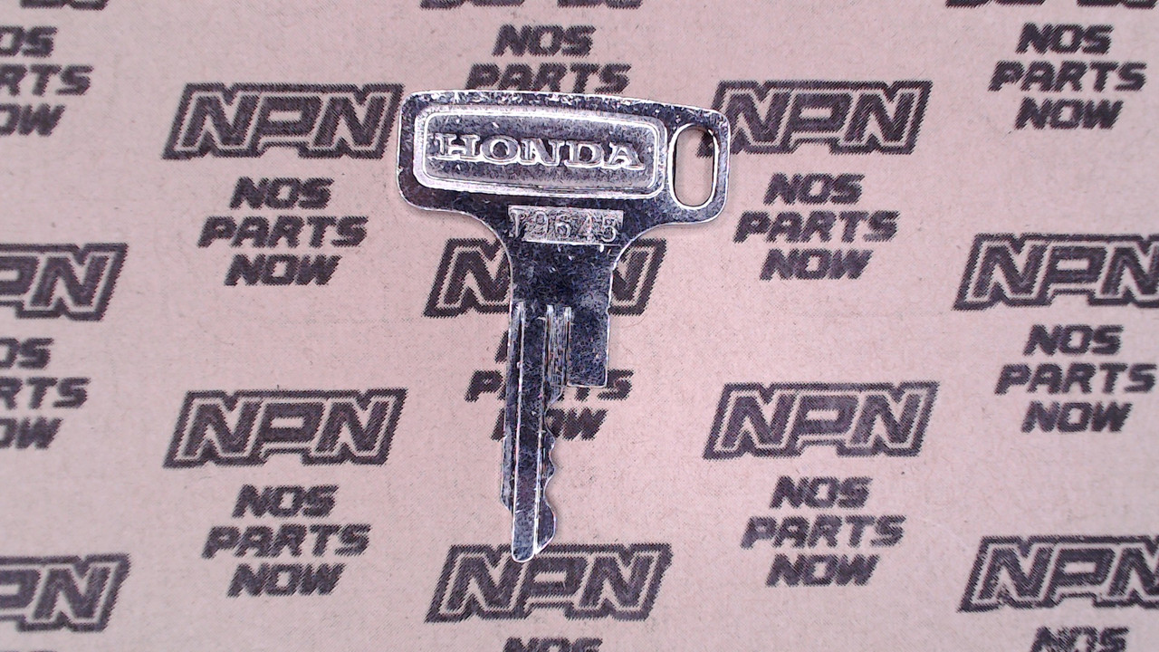 NOS Honda OEM Ignition Switch & Lock Key Ward Cut Double Groove T9645