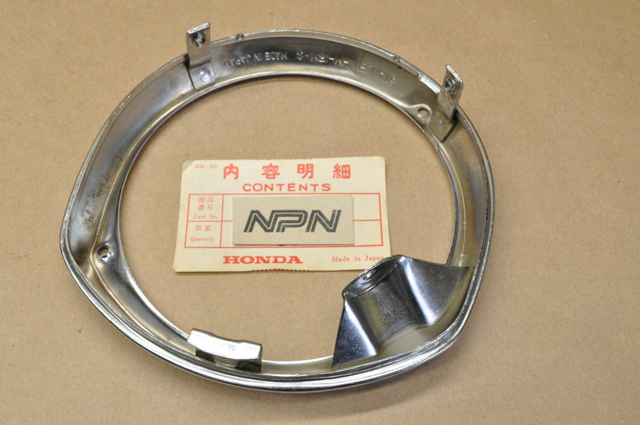 NOS Honda CA175 K3 Head Light Bezel Ring Rim 33101-302-673