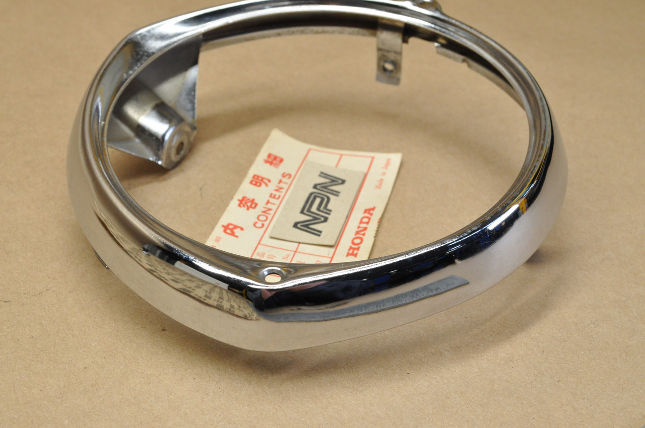 NOS Honda CA175 K3 Head Light Bezel Ring Rim 33101-302-673