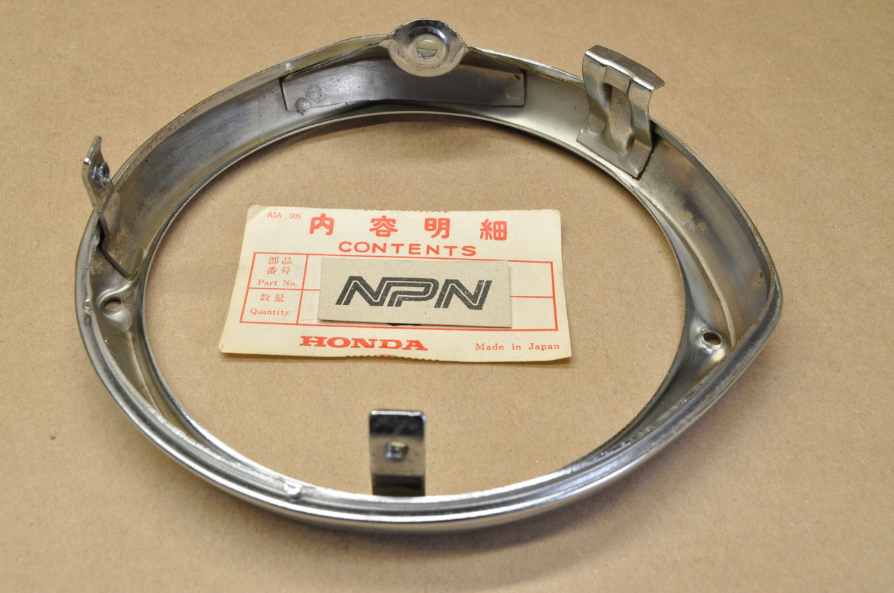 NOS Honda CA175 K3 Head Light Bezel Ring Rim 33101-302-673
