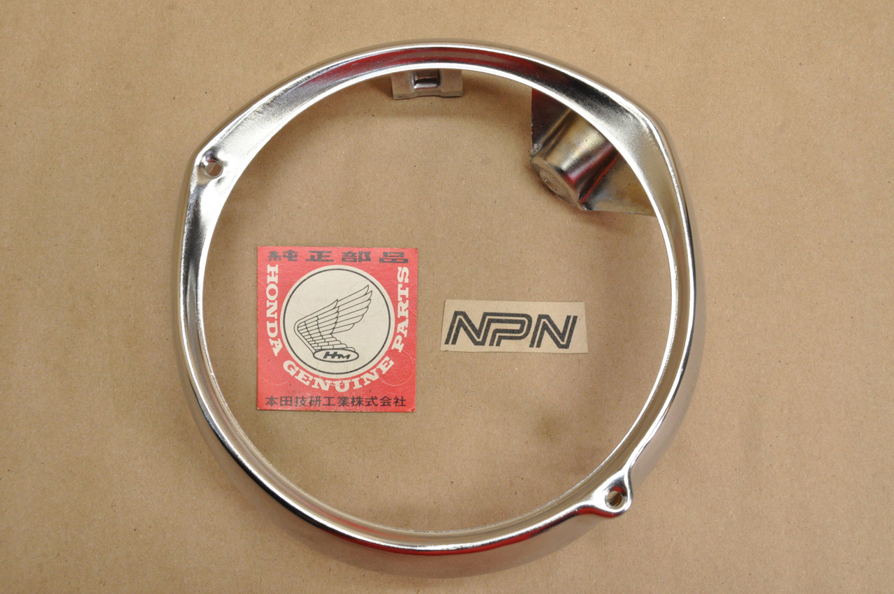 NOS Honda CA175 K3 Head Light Bezel Ring Rim 33101-302-673