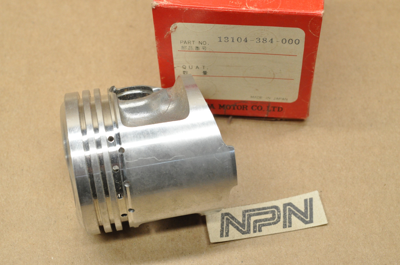 NOS Honda 1976-77 XL100 Piston .75 Oversize 13104-384-000